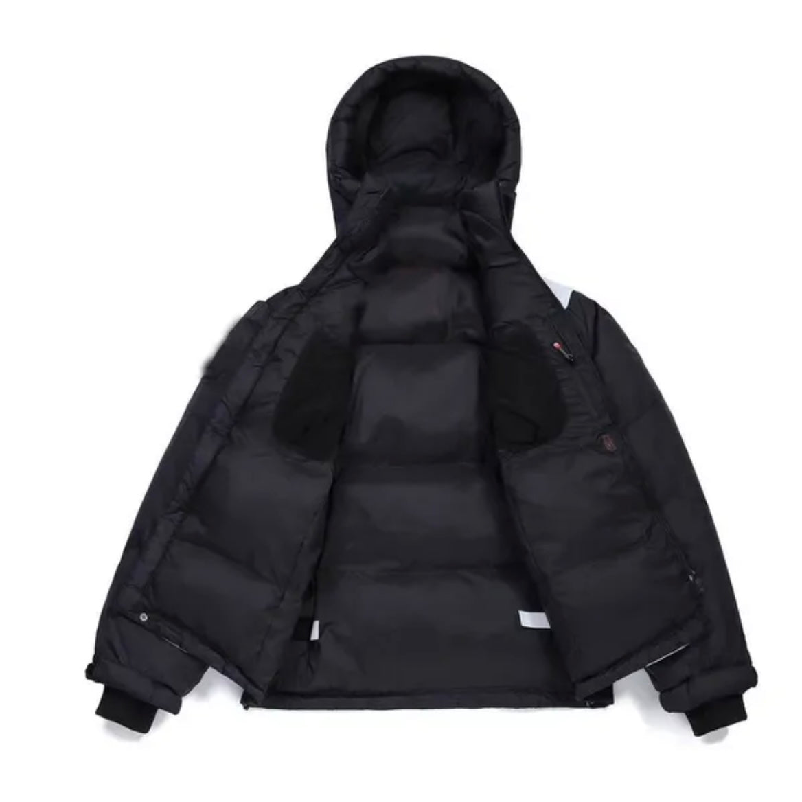 Winter New Men Down Jacket Big S Jacket Zip Up Hoodie