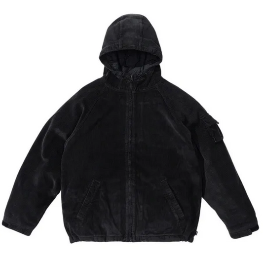 Corduroy Hooded Jacket