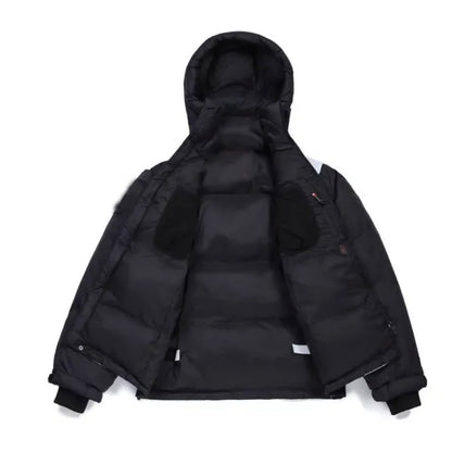 Winter New Men Down Jacket Big S Jacket Zip Up Hoodie